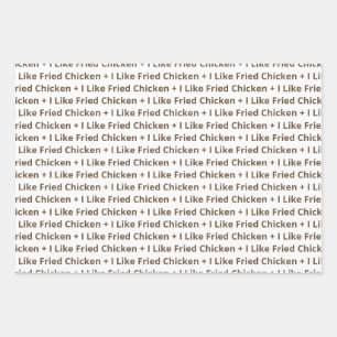 I Like Fried Chicken Wrapping Paper Sheet