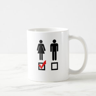 I like girls coffee mug