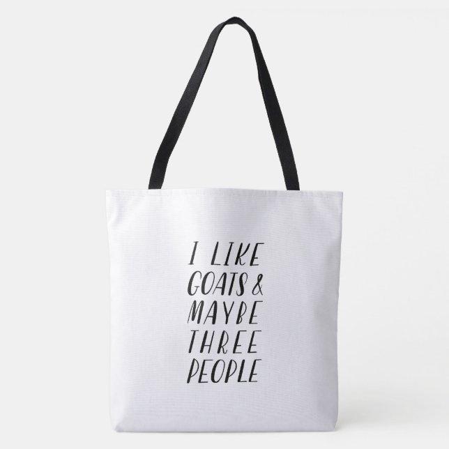 I Like Goats - Tote Bag (Front)