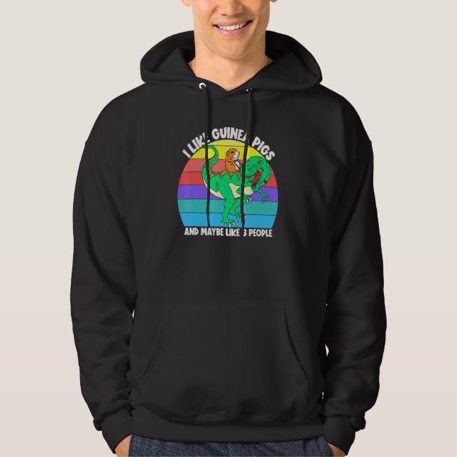 I Like Guinea Pigs And Maybe 3 People Kids Girls D Hoodie (Front)