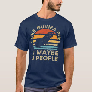 I Like Guinea Pigs And Maybe 3 People Premium  T-Shirt