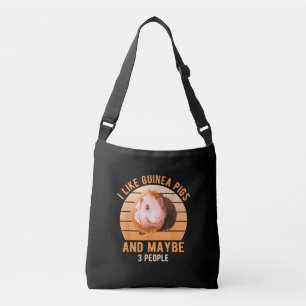 I Like Guinea Pigs Wheek Cavy Lover Guinea Pig Mum Crossbody Bag