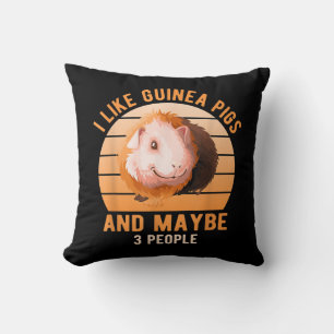 I Like Guinea Pigs Wheek Cavy Lover Guinea Pig Mum Cushion