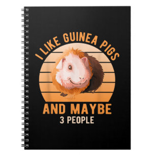 I Like Guinea Pigs Wheek Cavy Lover Guinea Pig Mum Notebook