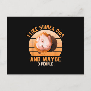 I Like Guinea Pigs Wheek Cavy Lover Guinea Pig Mum Postcard