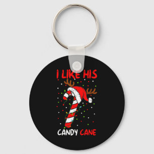 I Like Her Peppermint Candies Couples Matching Chr Key Ring