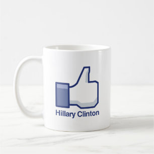 I LIKE HILLARY CLINTON.png Coffee Mug