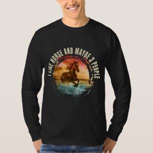 i like horse and maybe 3 people T-Shirt