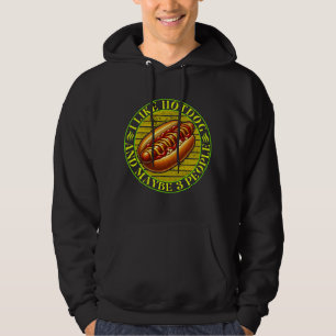 i like hotdog and maybe 3 people hoodie