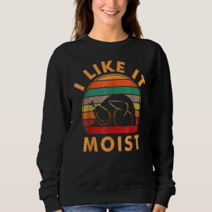 I Like It Mois Thanksgiving Costume Turkey Leg Sweatshirt