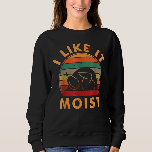 I Like It Mois Thanksgiving Costume Turkey Leg Sweatshirt (Front)