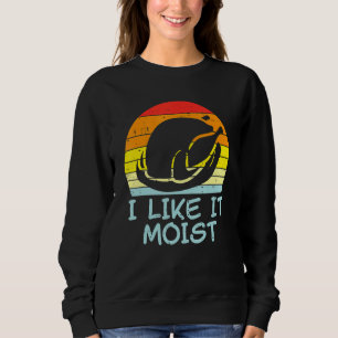 I Like It Moist Turkey Retro Thanksgiving Men Wome Sweatshirt