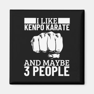 I Like Kenpo Karate And Maybe 3 People Funny Ameri Magnet