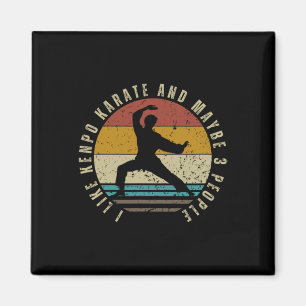 I Like Kenpo Karate And Maybe 3 People Funny Ameri Magnet
