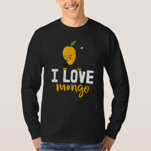 I Like Mango Sweet Dabbing Funny Mango Fruit Love  T-Shirt