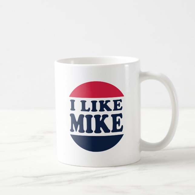 I-LIKE-MIKE-BUTTON COFFEE MUG (Right)