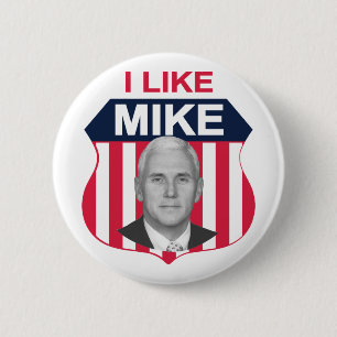 I Like Mike Shield 6 Cm Round Badge
