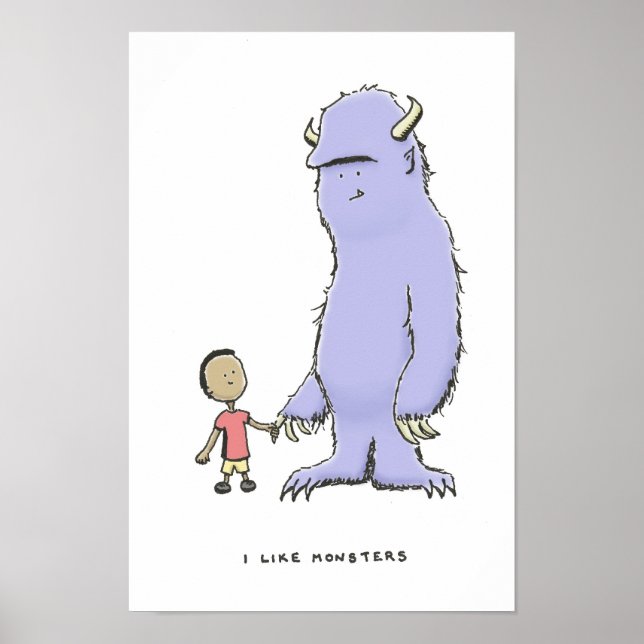 i like monsters poster (Front)