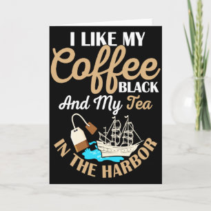 I Like My Coffee Black History Teacher Student T S Card