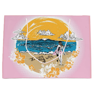 I like MY life surf girl gift bag