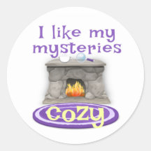 I Like My Mysteries Cosy Stickers