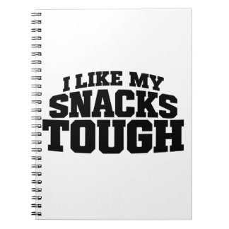I Like My Snacks Tough Funny Beef Jerky Saying Notebook