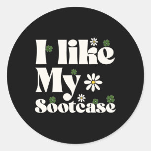 I Like My Sootcase Funny Trump Meme I Like My Suit Classic Round Sticker