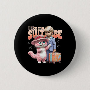 I Like My Sootcase Video Byrron Donald Trump Winne 6 Cm Round Badge