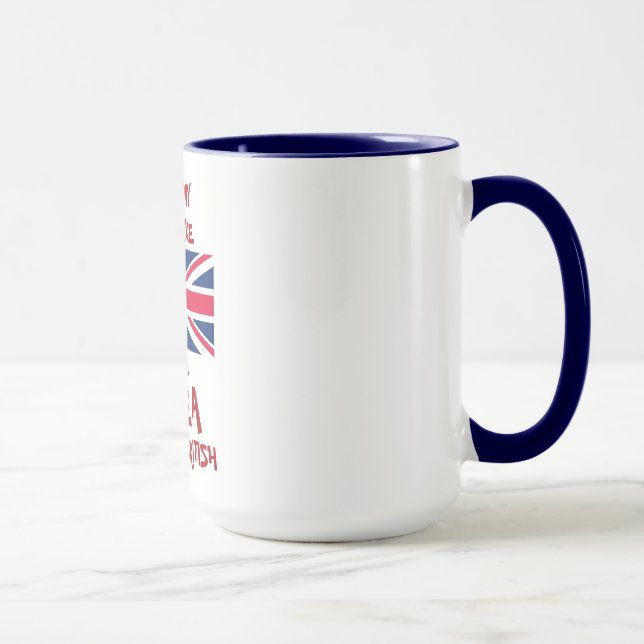 I LIKE MY TEA LIKE I LIKE MY MEN HOT AND BRITISH MUG (Right)