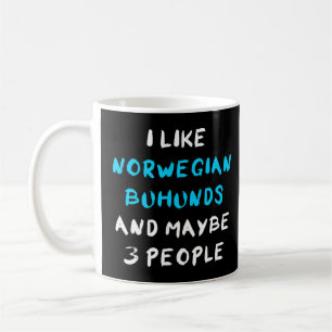 I Like Norwegian Buhunds And Maybe 3 People Coffee Mug