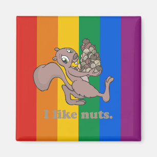 I LIKE NUTS MAGNET