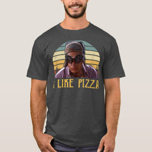I Like Pizza Vintage Funny Boy Saying  T-Shirt