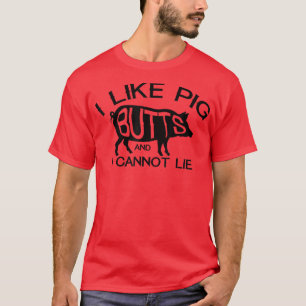 I Like Pork Butts  Funny Grilling BBQ Barbecue Men T-Shirt