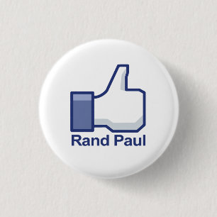 I Like Rand Paul Thumbs up 3 Cm Round Badge