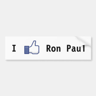 I Like Ron Paul Bumper Sticker