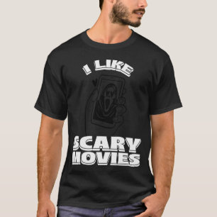 I Like Scary Movies Ghost Face T-Shirt
