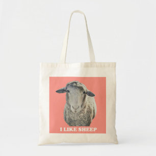 I Like Sheep Funky Tote Bag