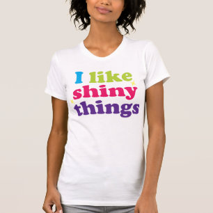 I Like Shiny Things V-Neck T-Shirt