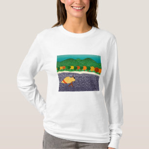 i like sticks-Autumn in Vermont-Stephen Huneck T-Shirt