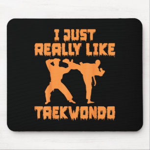 I Like Taekwondo - Martial Arts Taekwondo Lover Mouse Pad