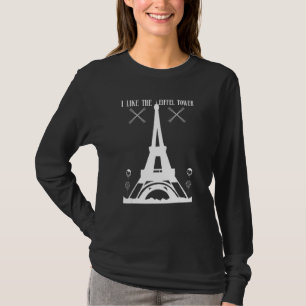 I Like The Eiffel Tower Paris France T-Shirt