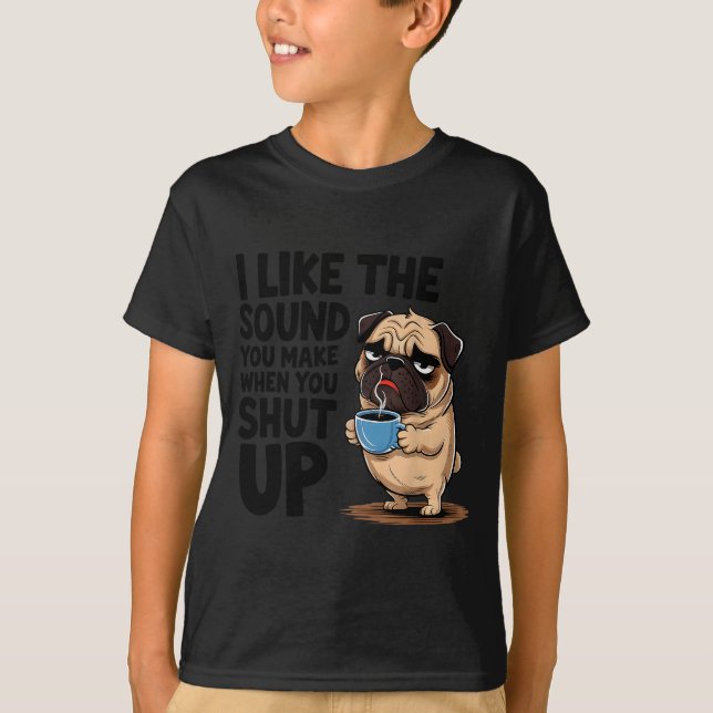 I Like The Sound You Make When You Shut Up Funny P T-Shirt (Front)