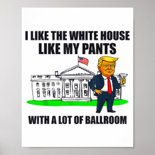 I Like The White House Like My Pants With A Lot Of Poster