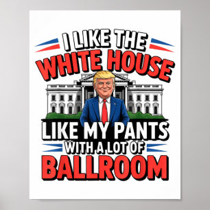 I Like The White House Like My Pants With A Lot Of Poster