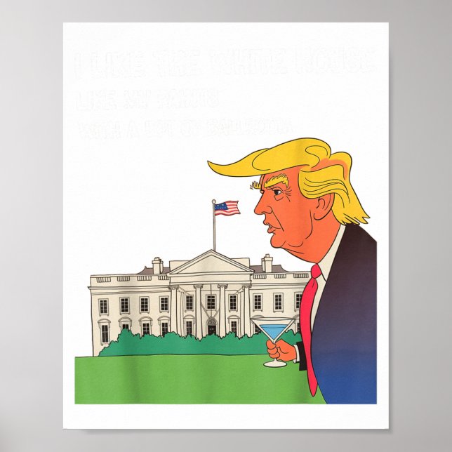 I Like The White House My Pants With A Lot Of Ball Poster (Front)