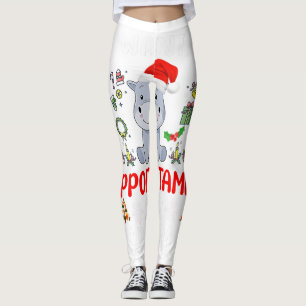 I Like Them Real Thick _ Sprucey Funny Christmas T Leggings