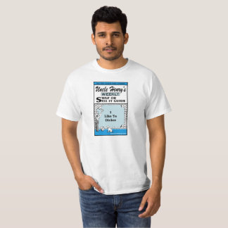 I Like To Dicker Book Cover T-Shirt