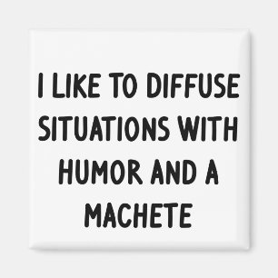 I Like to Diffuse Situations Magnet