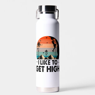 I Like to Get High climbing Water Bottle