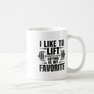 I Like To Lift Lifting Is My Favourite Weightlifte Coffee Mug